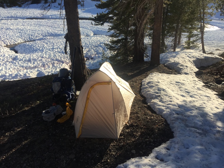 Campsite at Lunch Meadow