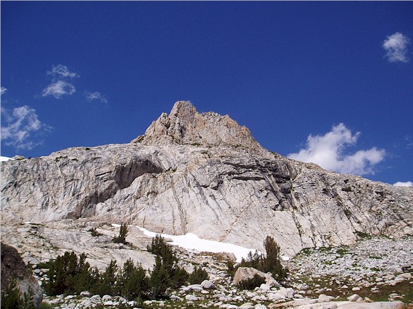 A view of the same route from below the drop. Maybe that is more than 40 feet.......