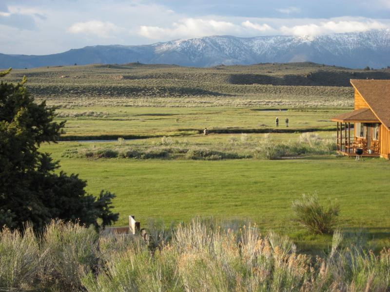 Our view from the cabin. Photo by E. Peterson