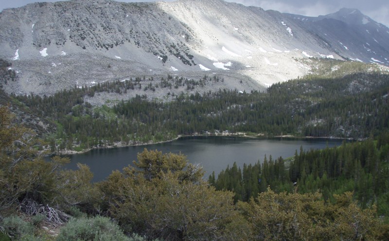 Rock Creek Lake on the return.