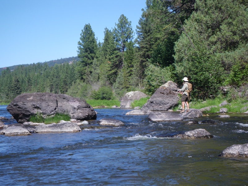 Bernard on the Big Blackfoot.