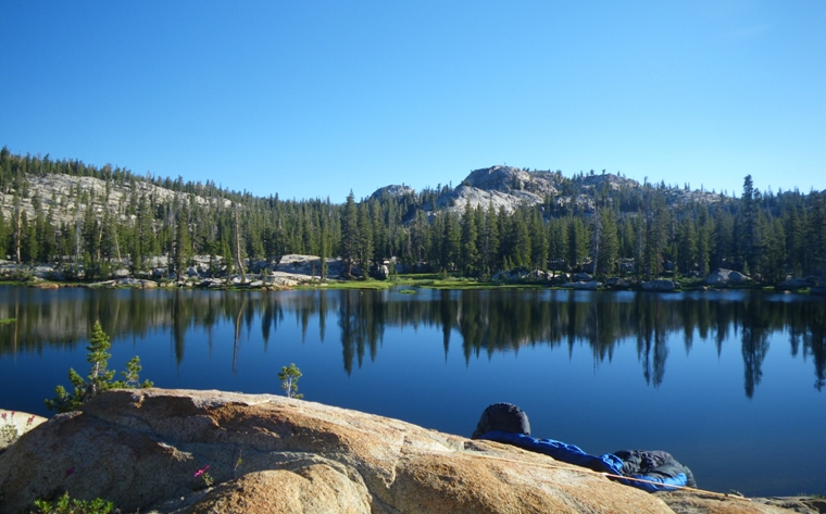 My breakfast view each morning at Deer Creek.